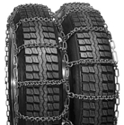 V cadenas de neumático de goma duales de la barra, cadenas del cable del neumático para los neumáticos del camión